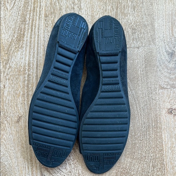 NWOT Munro Women's Black Peep-Toe Shoes 7 - Picture 6 of 7